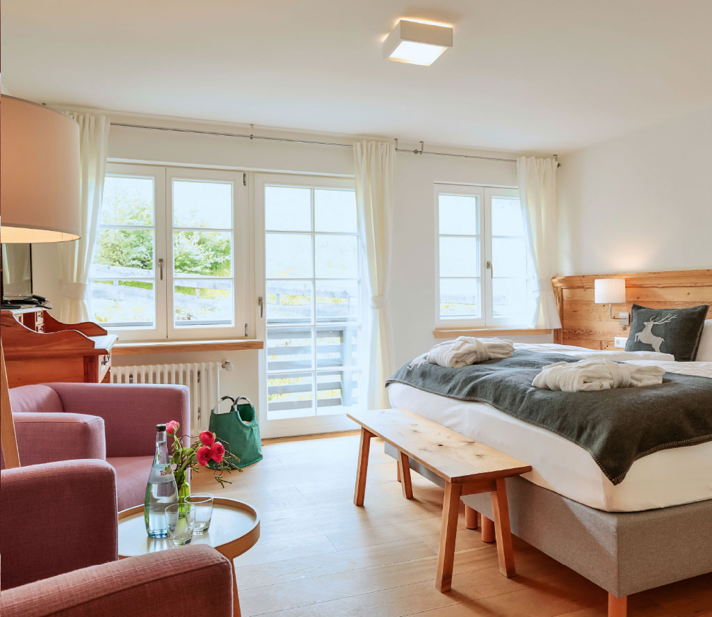 Doppelzimmer mit Balkon