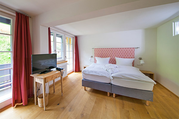 Landhaus Doppelzimmer mit Balkon