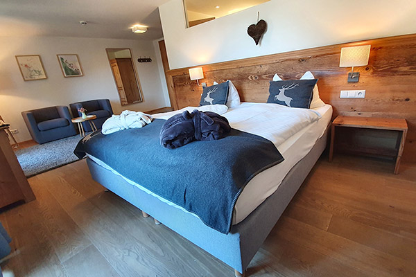 Landhaus Doppelzimmer mit Balkon