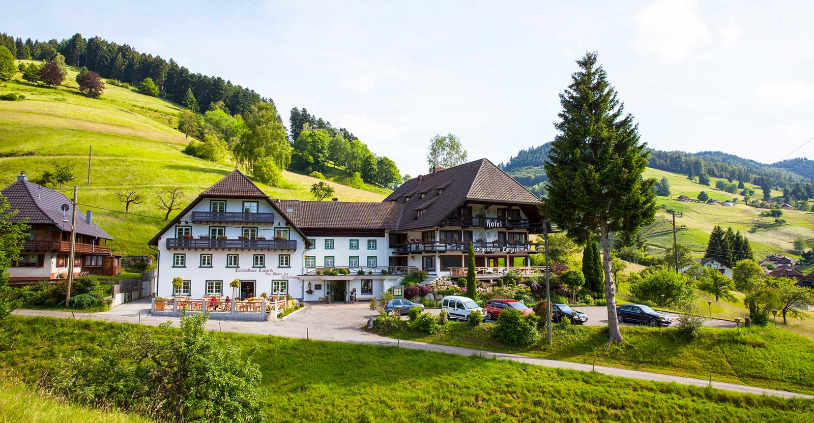 Landhaus Langeck - Hotel and restaurant in Münstertal Black Forest with  pool and sauna